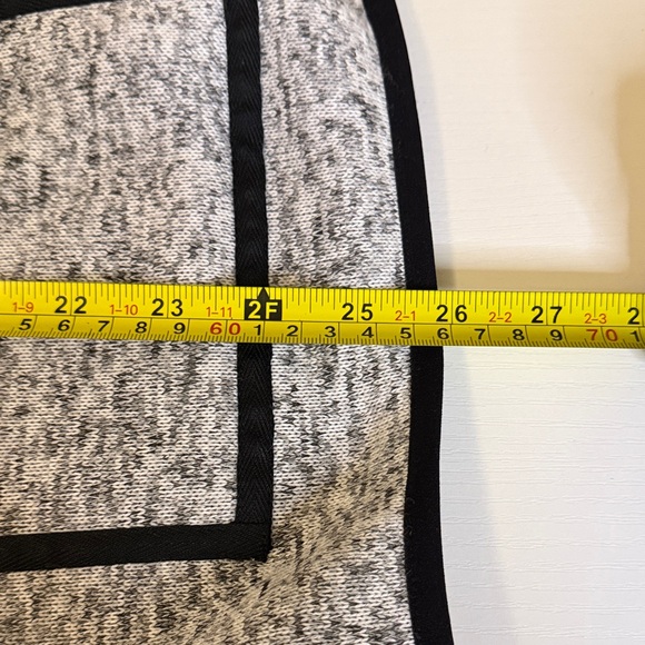 Wooly Bully Wear Gray Vest with Black Fur Accent - Picture 7 of 9